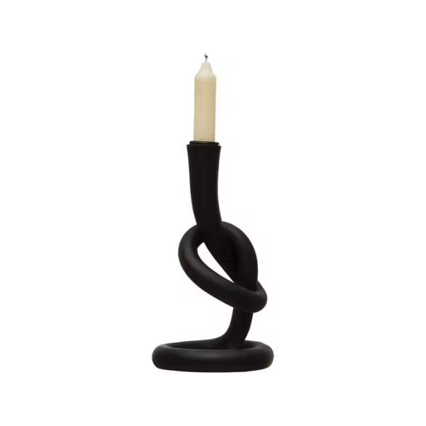 Resin Twisted Candle Holder