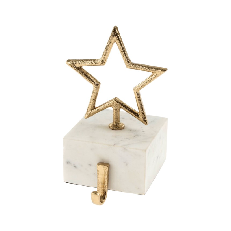 Star Marble Stocking Holder