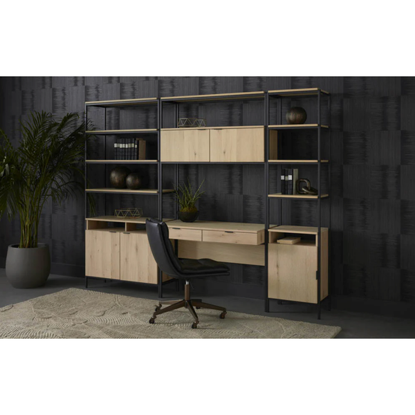 Ambrose Modular Bookcase in Rustic Oak - Large