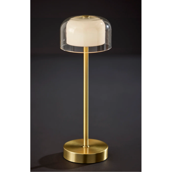 Benji Cordless LED Table Lamp in Brass