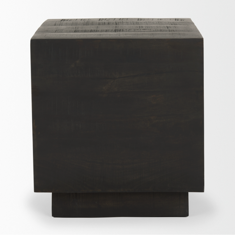 Hayden End Table in Dark Brown