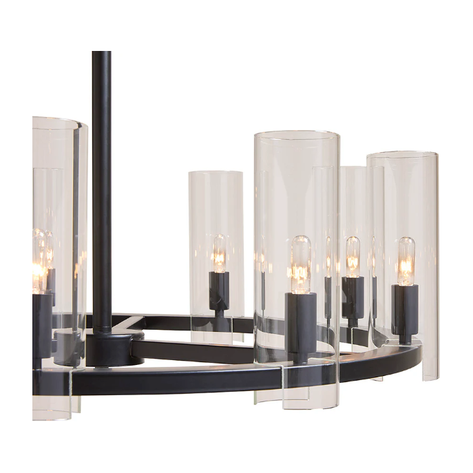 Clarabelle Small Chandelier in Black