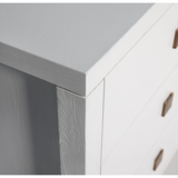 Hara 3 Drawer Dresser in White