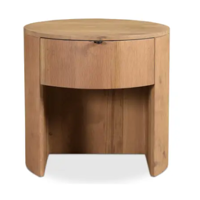Theo One Drawer Nightstand -Natural