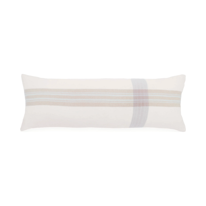 Geneva Cushion in Ivory/Taupe