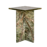Blair End Table in Rainforest Green Marble
