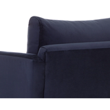 Georgie Swivel Chair in Abbington Navy