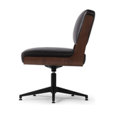 Landon Armless Desk Chair in Sonoma Black