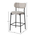 Kai Counter Stool | Bone White