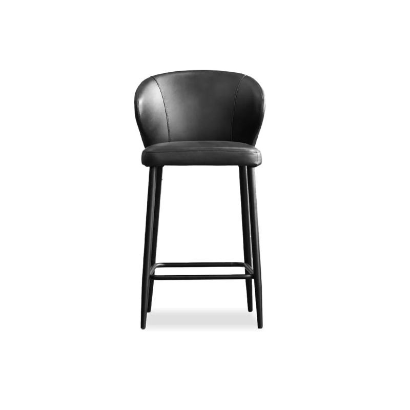 Stretto Counter Stool in Pitch Black