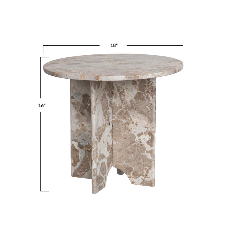 Beige Marble Table