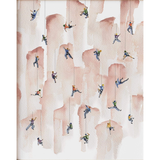 Mini Rock Climbers Watercolour Print