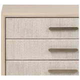 Rosenell Closed Nightstand in Natural Oak Veneer
