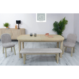 Oasis Bench in Oatmeal