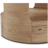 Matheus End Table in Natural French Oak