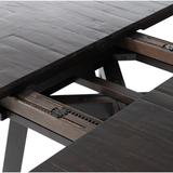 Eberwin Round Ext Dining Table in Dark Carbon