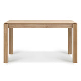 Oak Slice Extendable Dining Table
