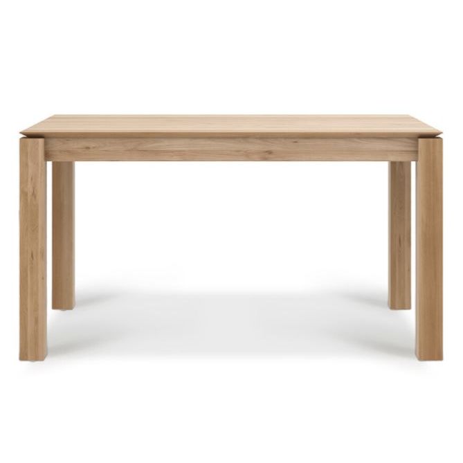 Oak Slice Extendable Dining Table