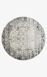 Anastasia Area Rug - Ink and Ivory