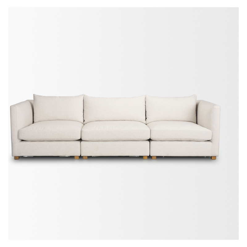 Halston 3-Piece Sofa in Oatmeal