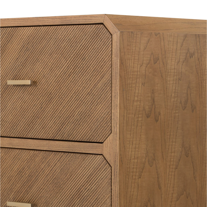 Caspian 6 Drawer Dresser in Natural Ash