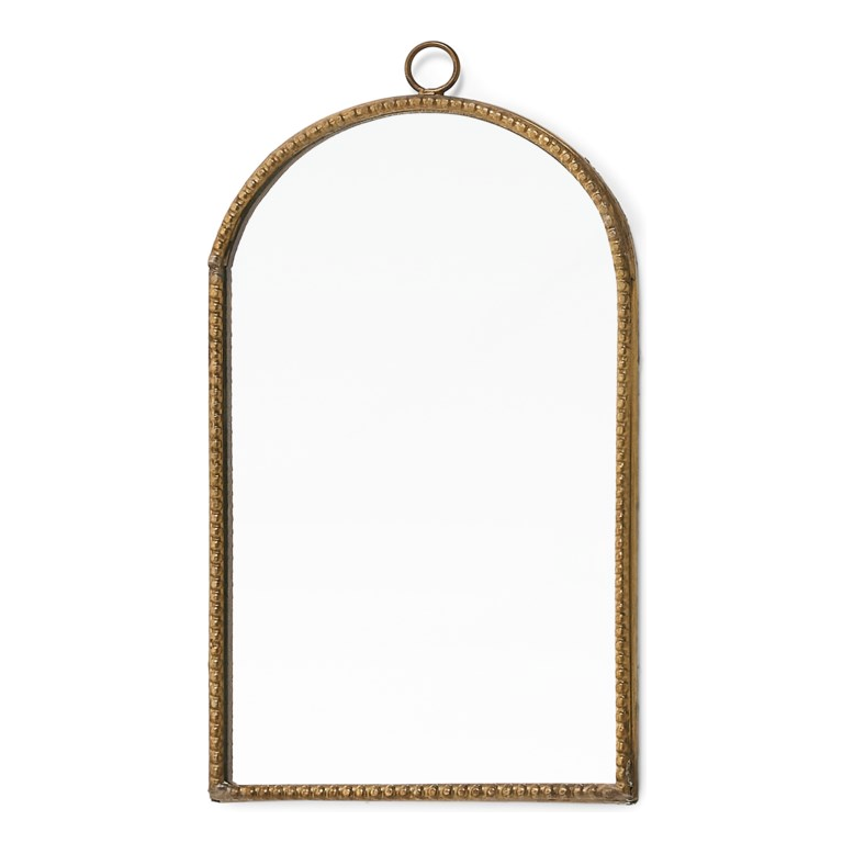 Small Arch Iron Frame Mirror