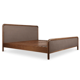 Rye King Bed Warm Brown