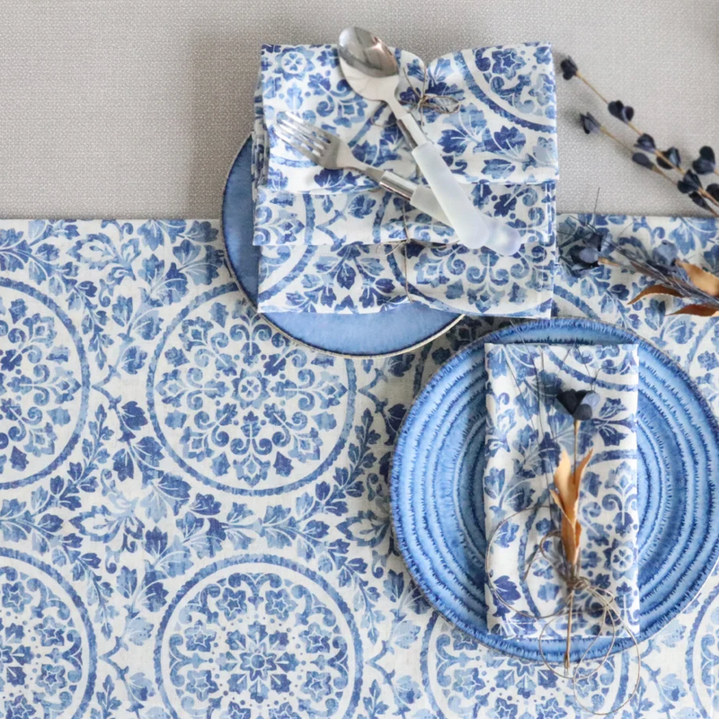 Medallion Linen Blended Napkin