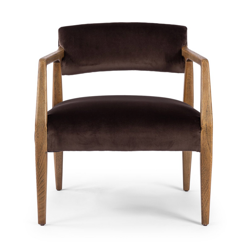 Tyler Armchair in Surrey Cocoa