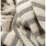 Castaway Cotton Throw - Slate 50" x 60"