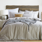 Natural Linen Bedding Duvet Set