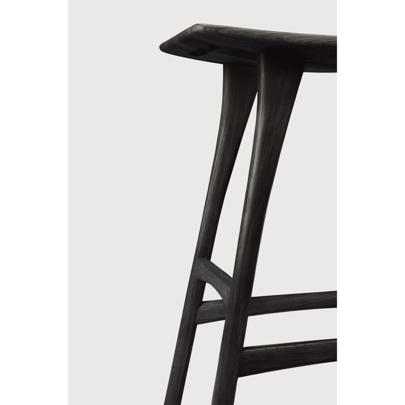 Osso Counter Stool in Oak Black