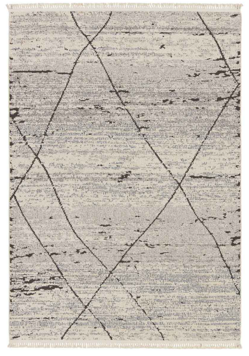 Lore Rug - Cream, Grey and Blue