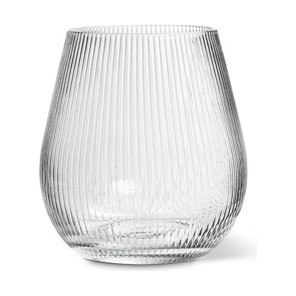 Narrow Optic Wide Bottom Vase