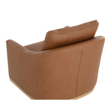 Corbin Swivel Chair in Aline Butternut