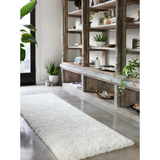 Mila Shag Rug in White