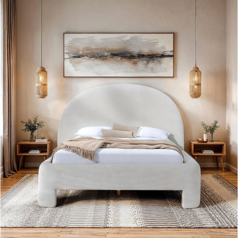 Nina Bed - Ecru