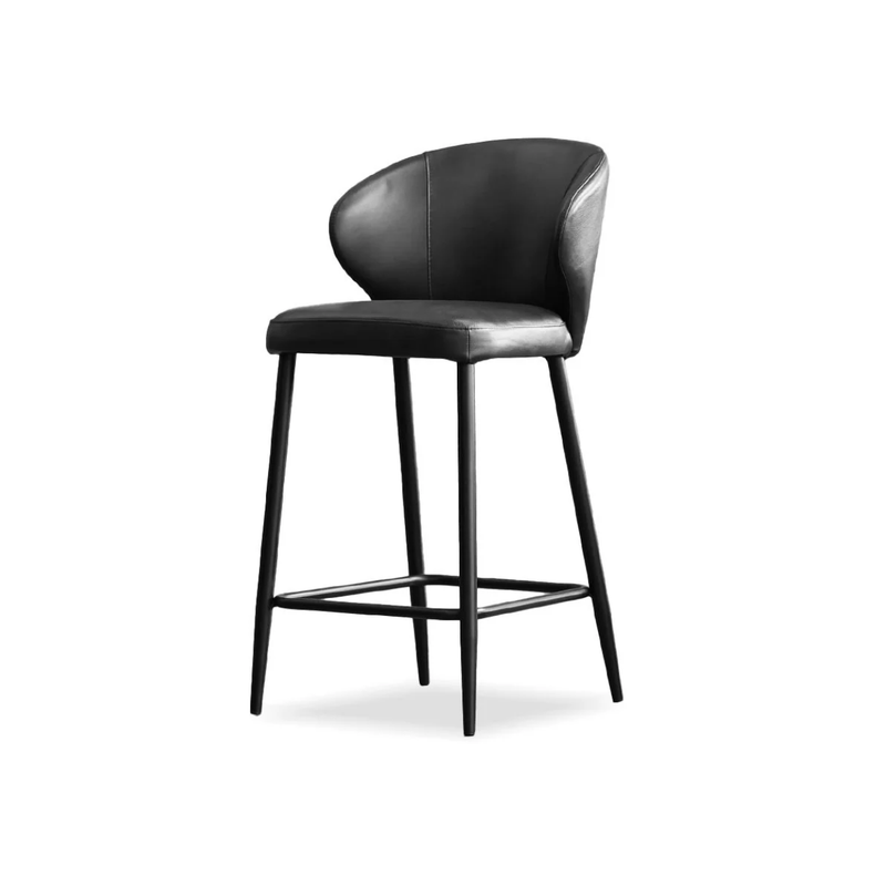 Stretto Counter Stool in Pitch Black