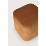 Cube Pouf in Cinnamon