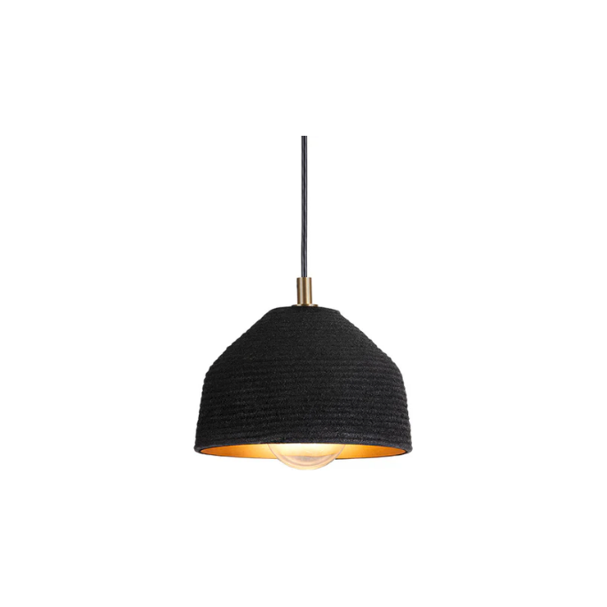 Lucian Small Pendant in Black