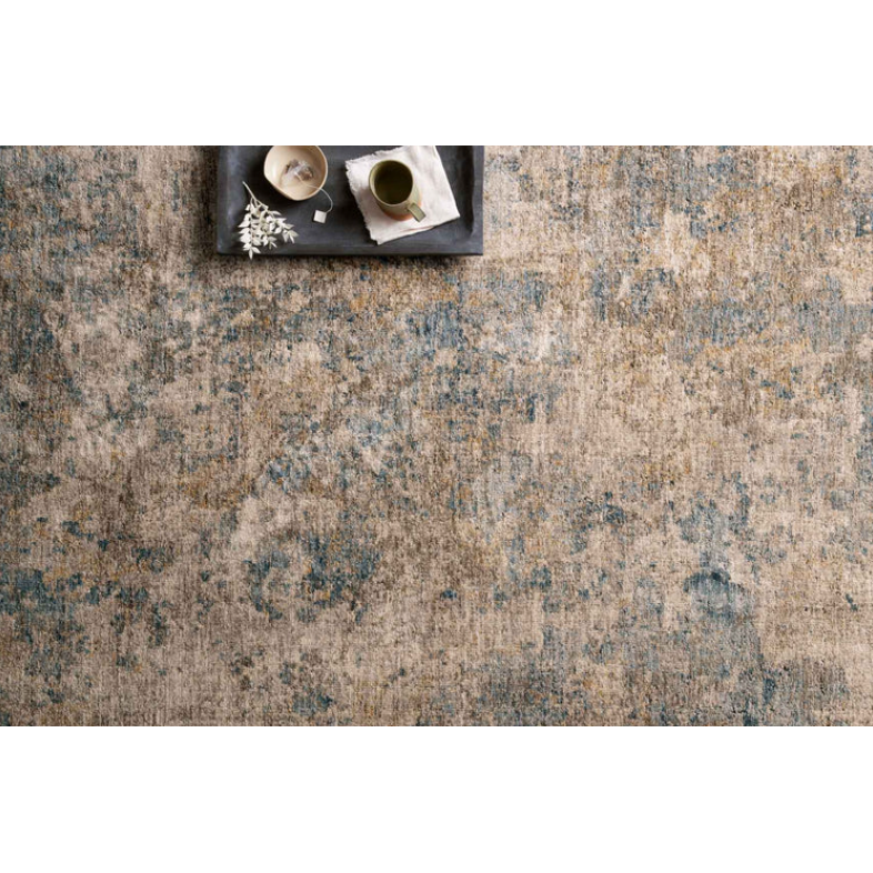 Gaia Rug in Taupe/Denim