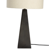 Leander Table Lamp in Antique Pewter