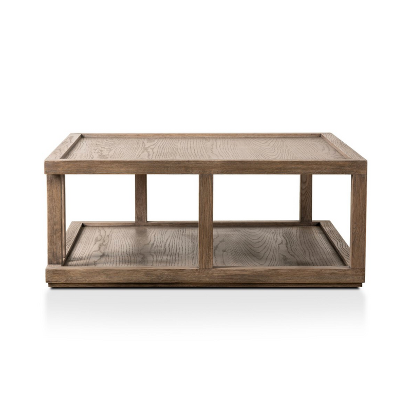 Charley Coffee Table in Warm Natural Oak