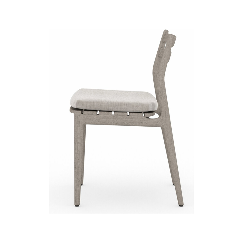 Atherton Outdoor Dining Chair in Venao Grey/Stone Grey