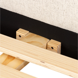 Aidan Bed in Plushtone Linen