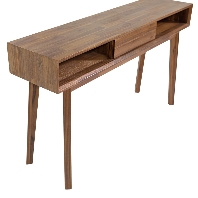 Gia Console Table in Warm Pecan