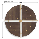 Walnut Elegance Clock