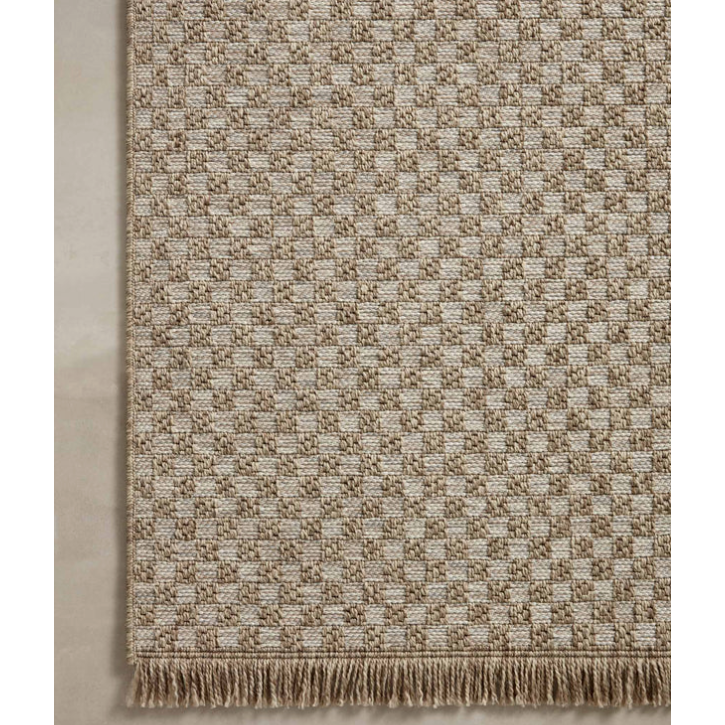 Dawn Rug - Natural Checkered