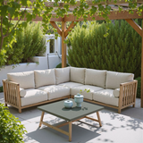 Teras Sectional in Light Grey
