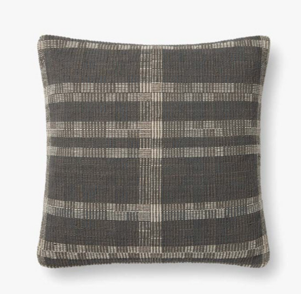 Cove Cushion in Smoke / Natural